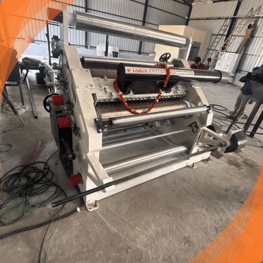 Automatic 3/5 ply corrugated board making plant